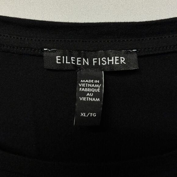 Eileen Fisher Short Sleeve Tee T-Shirt Top XL X-Large Tencel Lyocell C025 -29 - Picture 5 of 10